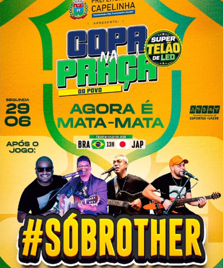 Copa na Praça — Jogo do Brasil
